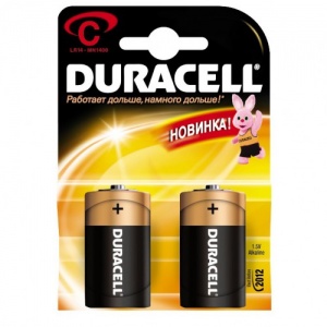 DURACELL, Basic С Батарейки алкалиновые 1.5V LR14