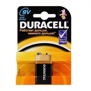 DURACELL, Basic 9V Батарейка алкалиновая 9V 6LR61