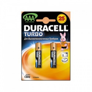 DURACELL, Turbo AAA Батарейки алкалиновые 1.5V LR03