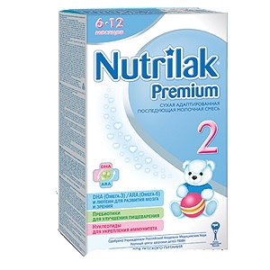 Смесь молочная Premium 2 с пребиотиками с 6 мес.